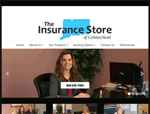 Tablet Screenshot of insurancestoreofct.com